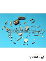 Renaissance Models: Engine 1/43 scale - Ferrari 250 Testa Rossa TR60 and TR61 V12 engine - white metal