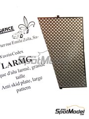 Renaissance Models: Engraved plate 1/43 scale - Anti slip plate with large pattern - photo-etched parts