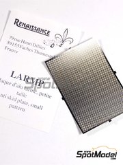 Renaissance Models: Engraved plate 1/43 scale - Anti slip plate with small pattern - photo-etched parts