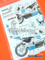 Renaissance Models: Marking / livery 1/12 scale - Honda RC211V sponsored by Minolta Konica #9 - Makoto Tamada (JP) - Moto GP World Championship 2005 - water slide decals and assembly instructions - for Tamiya reference TAM14097