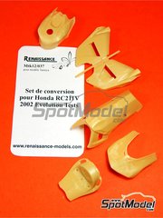 Renaissance Models: Transkit 1/12 scale - Honda RC211V evolution test 2002 - resins - for Tamiya references TAM14092, TAM14095 and TAM14096