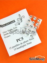 Renaissance Models: Lights - Round lights 5 mm  - other materials - 15 units