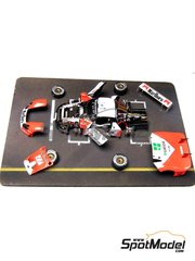 Renaissance Models: Car scale model kit 1/43 scale - Porsche 911 GT1 JB Racing Team sponsored by Marlboro Giesse #17 - Mauro Baldi (IT) + Emmanuel Collard (FR) - FIA GT Championship 1997 - photo-etched parts, resin parts, rubber parts, turned metal parts, vacuum formed parts, water slide decals, white metal parts, assembly instructions and tobacco sponsor decals