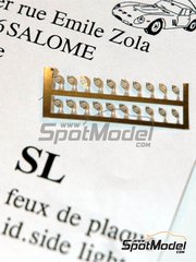 Renaissance Models: Detail 1/43 scale - Id side lights - photo-etched parts - 20 units
