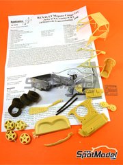 Renaissance Models: Transkit 1/24 scale - Renault Megane Coupe 16V sponsored by ELF #1 - Jacques Bernard 'Jacky' Ickx (BE) + Vanina Ickx (BE) - 24 Hours SPA Francorchamps 1998 - resins, photo-etched parts - for Fujimi kit