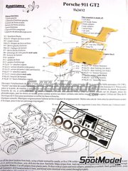 Tamiya 24247: Car scale model kit 1/24 scale - Porsche 911 993 GT2 Club  Sport (ref. TAM24247)