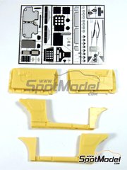 Renaissance Models: Transkit 1/24 scale - Subaru Impreza WRC - resin parts and photo-etched parts