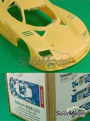 Renaissance Models: Marking / livery 1/24 scale - Nissan R390 GT1 sponsored by Clarion #30, 31, 32 - John Nielsen (DK) + Franck Lagorce (FR) + Michael Krumm (DE), Erik Comas (FR) + Jan Lammers (NL) + Andrea Montermini (IT), Kazuyoshi Hoshino (JP) + Aguri Suzuki (JP) + Masahiko Kageyama (JP) - 24 Hours Le Mans 1998 - resin, decal and photo-etch - for Tamiya reference TAM24192