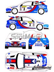 DECALS for Realtoy Ford Focus WRC Colin McRae Rally GB 2001
