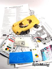 Renaissance Models: Marking / livery 1/24 scale - Nissan R390 GT1 sponsored by Jomo #33 - Satoshi Motoyama (JP) + Masami Kageyama (JP) + Takuya Kurosawa (JP) - 24 Hours Le Mans 1998 - photo-etched parts, resin parts, water slide decals, other materials and assembly instructions - for Tamiya reference TAM24192