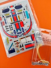 Renaissance Models: Decoracin escala 1/24 - Ford Focus WRC Martini patrocinado por Telefnica Movistar, Martini N 3, 4 - Carlos Sainz (ES) + Luis Moya (ES), Colin McRae (GB) + Nicky Grist (GB) - Rally de Chipre 2001 - piezas de resina, calcas de agua y manual de instrucciones - para las referencias de Tamiya TAM24217 y TAM24261