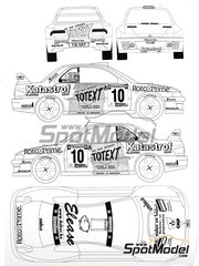 Renaissance Models: Decoracin escala 1/24 - Subaru Impreza WRC patrocinado por Katastrof N 10 - Patrick Snijers (BE) + Luc Dethier (BE) - Rally de Ypres de Belgica 2001 - calcas de agua y manual de instrucciones - para la referencia de Tamiya TAM24218