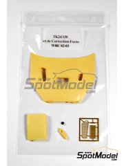 Renaissance Models: Transkit escala 1/24 - Ford Focus WRC 2002 y 2003 - fotograbados y piezas de resina - para las referencias de Tamiya TAM24217, TAM24241 y TAM24261