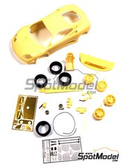 Renaissance Models: Transkit escala 1/24 - Ferrari 360 Modena GT Racing - fotograbados, piezas de resina y otros materiales - para las referencias de Tamiya TAM24228 y TAM24298