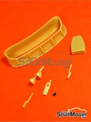 Renaissance Models: Transkit escala 1/24 - Citroen Xsara WRC set de correccin 2003 y 2004 - piezas de resina - para la referencia de Heller 80769