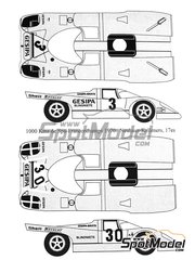 Renaissance Models: Marking / livery 1/24 scale - Porsche 917K Gesipa Team #3,30 - Jrgen Neuhaus (DE) + Willi Kauhsen (DE), Jrgen Neuhaus (DE) + Helmut Kelleners (DE) - SPA Francorchamps 1000 Kms , Paris 1000 Kms Autodrome de Linas-Montlhry 1970 - for Fujimi kits
