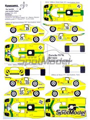 Renaissance Models: Marking / livery 1/24 scale - Porsche 917K  Usdau Brands Team #10, 25, 55 - Reinhold Joest (DE) + Willi Kauhsen (DE) - Nrburgring 1000 Kilometres 1971 - water slide decals and assembly instructions - for Fujimi references FJ12173, HR-5, FJ12175, FJ12188, FJ12198, FJ12199, FJ12214, FJ12236, FJ12261, FJ12359, FJ123592, FJ123882, RS-84, FJ126074, FJ126135, 12613, RS-4, FJ126142, 12614, RS-88, FJ126159, RS-92, FJ126166, 12616 and RS-98