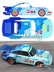 Renaissance Models: Marking / livery 1/24 scale - Porsche 911 RSR 3.8 sponsored by Konrad Motorsport #62 - Jun Harada (JP) + Franz Konrad (AT) + Ant�nio de Azevedo Hermann (BR) - 24 Hours Le Mans 1993 - resins and decals - for Fujimi reference FJ12116