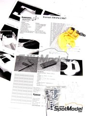 Renaissance Models: Detail up set 1/24 scale - Ferrari 330 P4 - 24 Hours Le Mans 1967 - photo-etched parts, resin parts, rubber parts, turned metal parts and assembly instructions - for Fujimi references FJ12104, 2, 2500, FJ12111, 1034, 2800, HR-1034, FJ12351, FJ123516, FJ12357, FJ123707, HR-34, FJ125756, RS-48, FJ125756-SPRUE-A and FJ23073