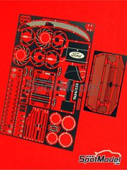 Renaissance Models: Set de mejora y detallado escala 1/24 - Ford Focus RS03 WRC - fotograbados y manual de instrucciones - para las referencias de Hasegawa 20380 y HSG20380