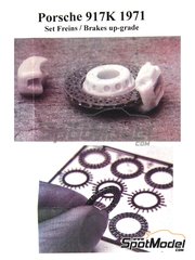 Renaissance Models: Detail up set 1/24 scale - Porsche 917K 1971 - photo-etched parts, resin parts and assembly instructions - for Fujimi references FJ126135, 12613, RS-4, FJ126166, 12616 and RS-98