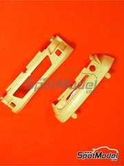 Renaissance Models: Transkit escala 1/24 - Ford Focus RS03 WRC - Spoilers 2004 y 2005 - piezas de resina - para las referencias de Hasegawa 20380 y HSG20380