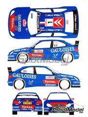 Reji Model 102: Marking / livery 1/24 scale - Citroen Xsara WRC sponsored  by Kronos #21, 26 - Daniel 'Dani' Sordo (ES) + Marc Martí (ES) - Monte  Carlo Rally - Rallye