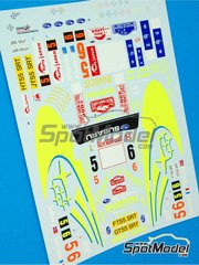 Renaissance Models: Decoracin escala 1/24 - Subaru WRC S12 N 5, 6 - Petter Solberg (NO) + Phil Mills (GB), Stphane Sarrazin (FR) + Stphane Prvot (BE) - Rally de Monte Carlo - Rallye Automobile de Monte-Carlo, Rally Tour de Corse 2006 - calcas de agua y manual de instrucciones - para la referencia de Renaissance Models TK24-263