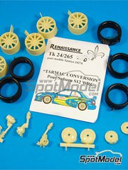 Renaissance Models: Set de conversin a asfalto escala 1/24 - Subaru Impreza WRC S12 - piezas de resina - para la referencia de Tamiya TAM24276