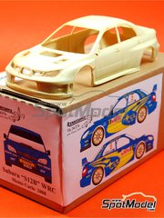 Renaissance Models: Decoracin escala 1/24 - Subaru WRC S12B Equipo Subaru World Rally Team N 5, 6 - Petter Solberg (NO) + Phil Mills (GB), Chris Atkinson (AU) + Stphane Prvot (BE) - Rally de Monte Carlo - Rallye Automobile de Monte-Carlo 2008 - fotograbados, piezas de resina, piezas de goma, calcas de agua, manual de instrucciones e instrucciones de pintado - para la referencia de Tamiya TAM24281