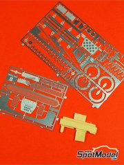 Renaissance Models: Set de mejora y detallado escala 1/24 - Ford Escort RS Cosworth Grupo A - fotograbados, piezas de resina y manual de instrucciones - para la referencia de Domino DMN24144, o las referencias de Tamiya TAM24144, TAM24153, TAM24171 y TAM24xxx