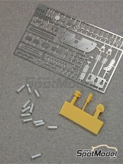 Renaissance Models: Set de mejora y detallado escala 1/24 - Ferrari 512S - fotograbados, piezas de resina, piezas de metal torneado y manual de instrucciones - para las referencias de Fujimi FJ12385 y FJ123851