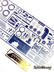 Renaissance Models: Set de mejora y detallado escala 1/24 - Citroen C4 WRC - fotograbados y manual de instrucciones - para la referencia de Heller 80756