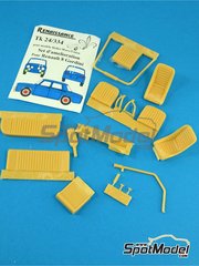 Renaissance Models: Transkit escala 1/24 - Renault R8 Gordini - piezas de resina - para las referencias de Heller 80700, L760 y HE80700