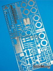 Renaissance Models: Set de mejora y detallado escala 1/24 - Citroen DS3 WRC - fotograbados y manual de instrucciones - para las referencias de Heller 50757, 80757 y 80758