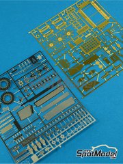 Renaissance Models: Set de mejora y detallado escala 1/24 - Peugeot 405 Turbo 16 - fotograbados y manual de instrucciones - para las referencias de Tamiya TAM24092 y TAM24094