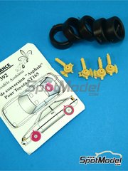 Renaissance Models: Set de conversin a asfalto escala 1/24 - Toyota Celica GT Four ST165 Group A - resinas - para las referencias de Beemax Model Kits B24001, Aoshima 081198, B24002 y Aoshima 084229, o la referencia de Nunu PN24015