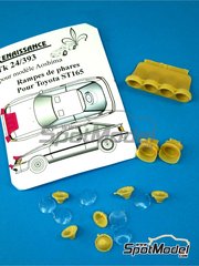 Renaissance Models: Luces escala 1/24 - Toyota Celica GT Four ST165 Group A: set de luces de noche - piezas de resina - para las referencias de Beemax Model Kits B24001, Aoshima 081198, B24002, Aoshima 084229, B24006 y Aoshima 097885, o la referencia de Nunu PN24015