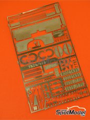 Renaissance Models: Set de mejora y detallado escala 1/24 - Renault 5 Alpine Grupo 2 - fotograbados y manual de instrucciones - para la referencia de ESCI 3016, o las referencias de Italeri 3652 y 3695