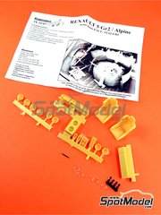 Renaissance Models: Detail up set 1/24 scale - Renault 5 Alpine Group 2 - for ESCI reference 3016, or Italeri references 3652 and 3695 image