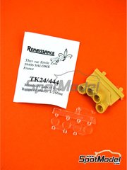 Renaissance Models: Rampa de luces escala 1/24 - Mitsubishi Lancer Evo IV - piezas de resina - para las referencias de Hasegawa 20310, 20395, 20435, 20480, CR-22,  CR-112,  CR-113,  CR-114,  CR-121,  CR-129, 20593, 20726, 25022, 25072, CR-112, 25073, 25074, 25081 y 25089