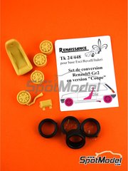 Renaissance Models: Transkit escala 1/24 - Renault 5 Coupe - piezas de resina y piezas de goma - para la referencia de ESCI 3016, o las referencias de Italeri 3651, ITA3651 y 3651S