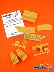 Renaissance Models: Transkit escala 1/24 - Renault 5 Alpine Turbo - para la referencia de ESCI 3016, o las referencias de Italeri 3651, ITA3651 y 3651S