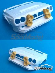 Renaissance Models: Lights 1/24 scale - Lancia Delta S4 night lights - resin parts - for Beemax Model Kits references B24020, 09885, 098851 and BX24034, or Nunu references PN24005 and PN24030