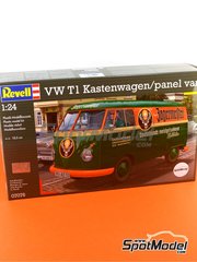Revell: Van scale model kit 1/24 scale - Volkswagen Transporter T1 sponsored by Jagermeister - plastic model kit image