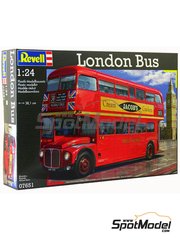 Revell: Bus scale model kit 1/24 scale - London Routermaster bus - plastic model kit
