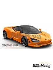 Revell: Car scale model kit 1/24 scale - McLaren 750S - plastic parts, rubber parts, water slide decals, assembly instructions and painting instructions