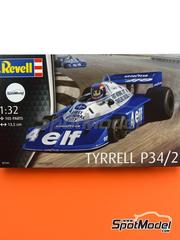Revell: Maqueta escala 1/32 - Tyrrell P34/2 patrocinado por First National City Travelers Checks N 4 - Patrick Depailler (FR) - Campeonato del Mundo de F1 1977 - piezas de plstico, piezas de goma, calcas de agua fabricadas con tecnologa digital, manual de instrucciones e instrucciones de pintado