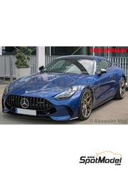 Revell: Car scale model kit 1/24 scale - Mercedes AMG GT63 - plastic parts, rubber parts, water slide decals, assembly instructions and painting instructions
