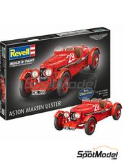 Revell: Scale model kit 1/32 scale - Aston Martin Ulster Aston Martin Ltd. Team #29 - Charles Martin (GB) + Charles Brackenbury (GB) - 24 Hours Le Mans 1935 - plastic parts, rubber parts, water slide decals manufactured with digital technology, assembly instructions and painting instructions